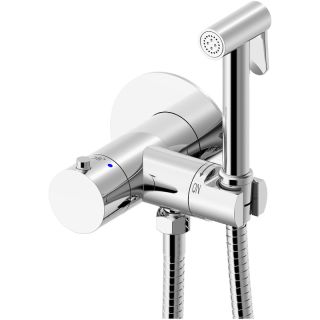 Гигиенический душ со смесителем Allen Brau Thermo rund 5.60001-00 с термостатом Хром